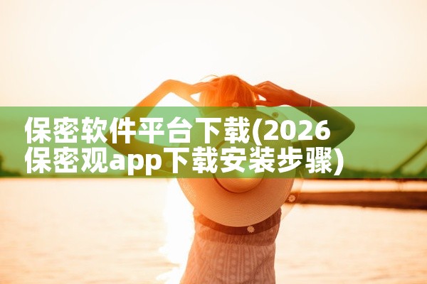 保密软件平台下载