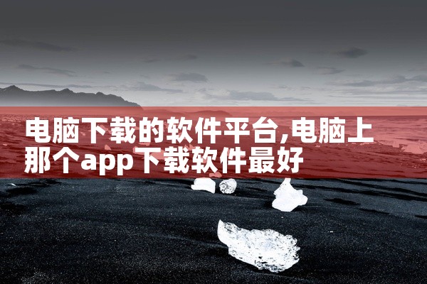 电脑下载的软件平台