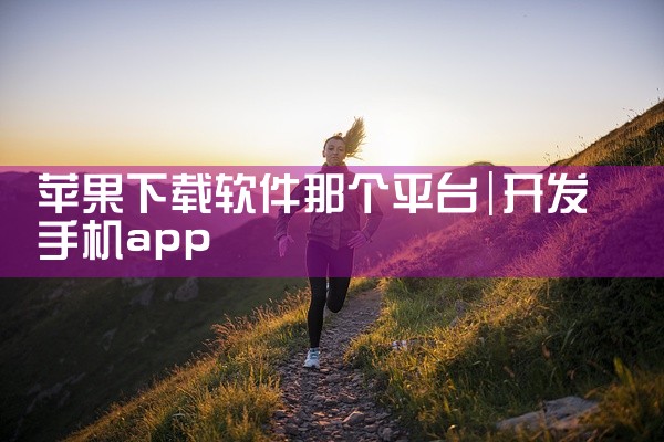 苹果下载软件那个平台